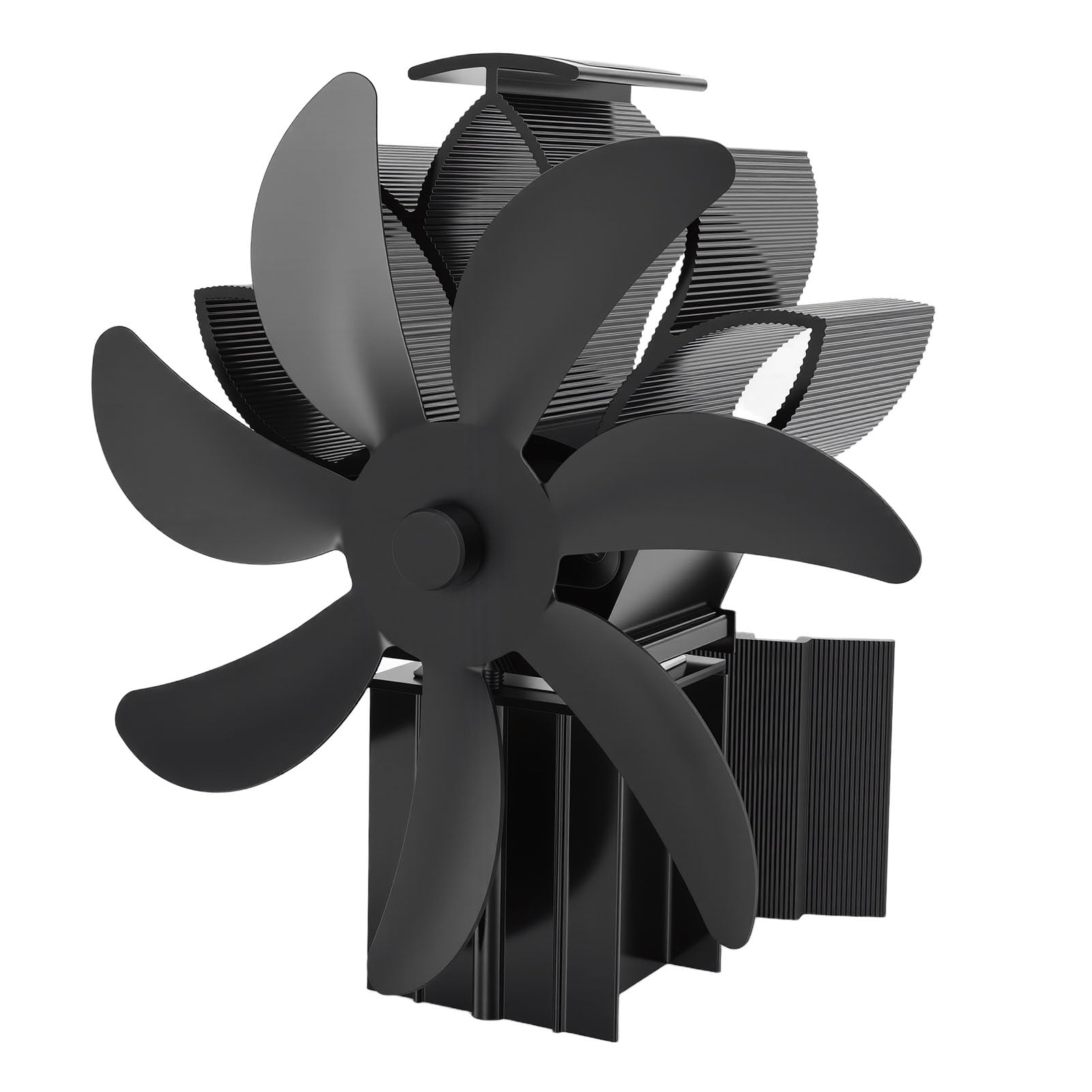 Annadue Ventilatore per Stufa a Legna 7 Pale per Termocamino