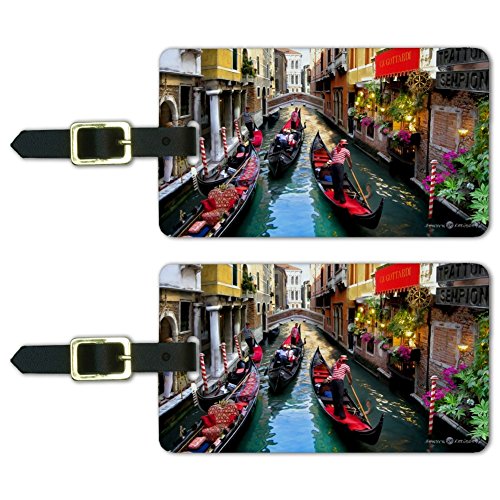 Venice Italy Gondolas Canals Luggage ID Tags (Set of 2)