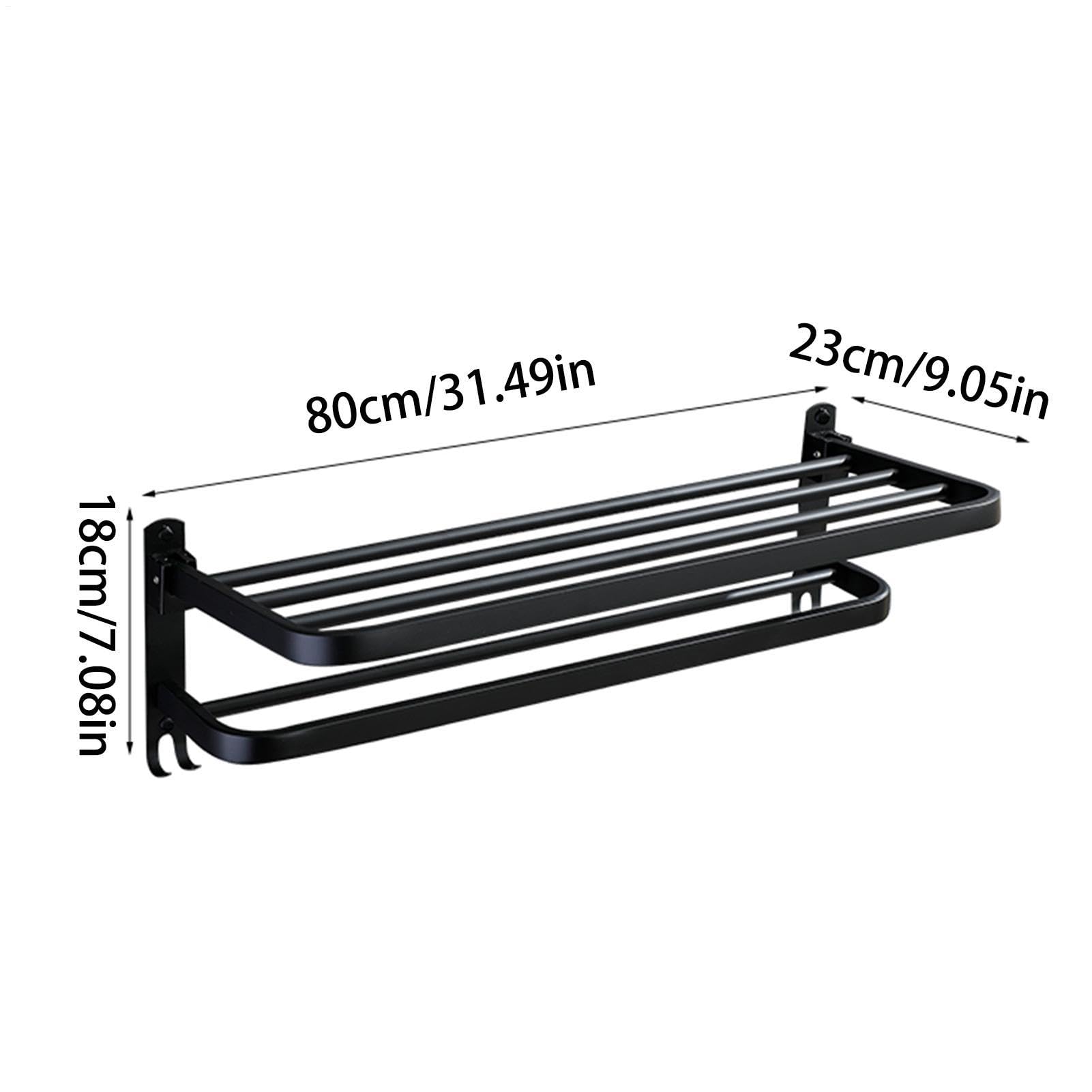 Toallero para Pared de baño,Toallero montado en la Pared | montado en la | de acero inoxidable para baño, toallero en la para