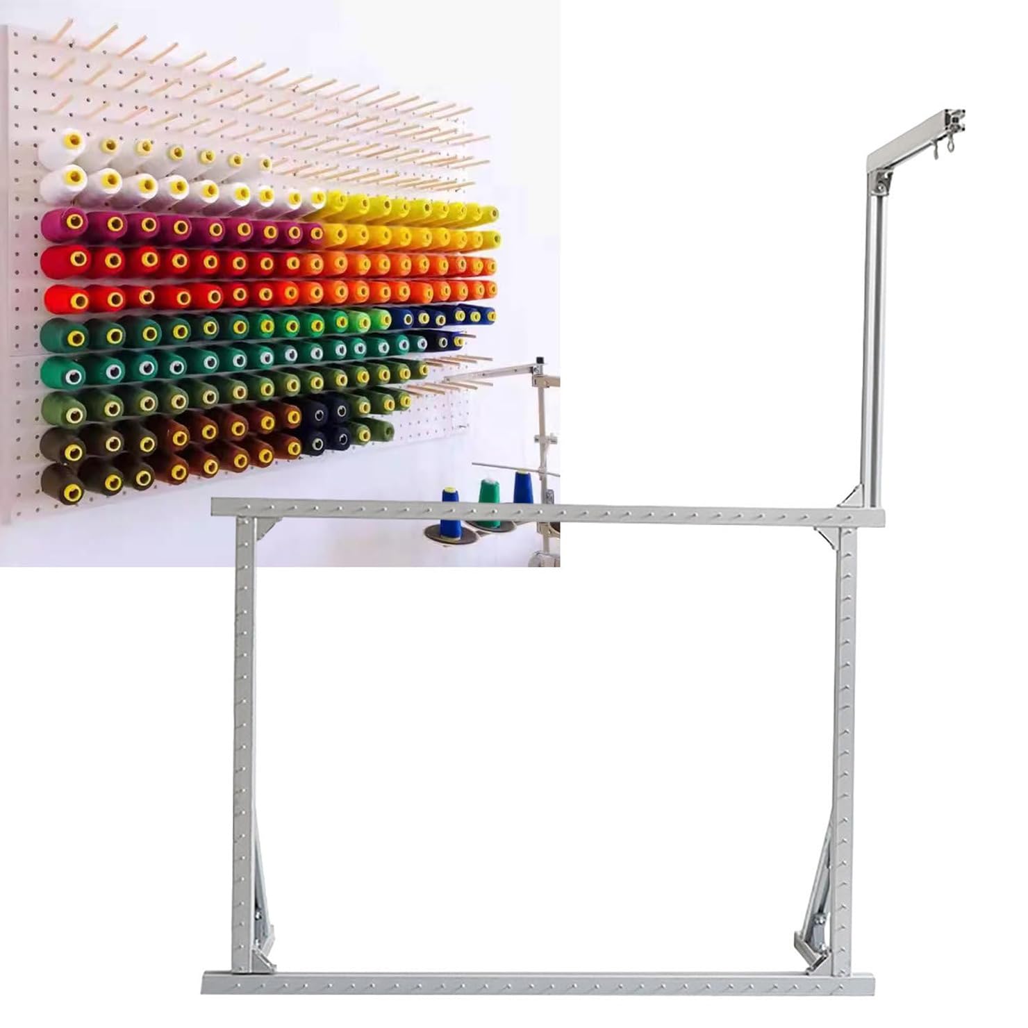 Cadre de touffetage en aluminium rigide pour résoudre les problèmes de tension de la toile