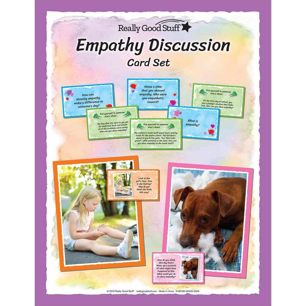 Snapklik.com : Really Good Stuff Empathy Discussion Card Set For The ...