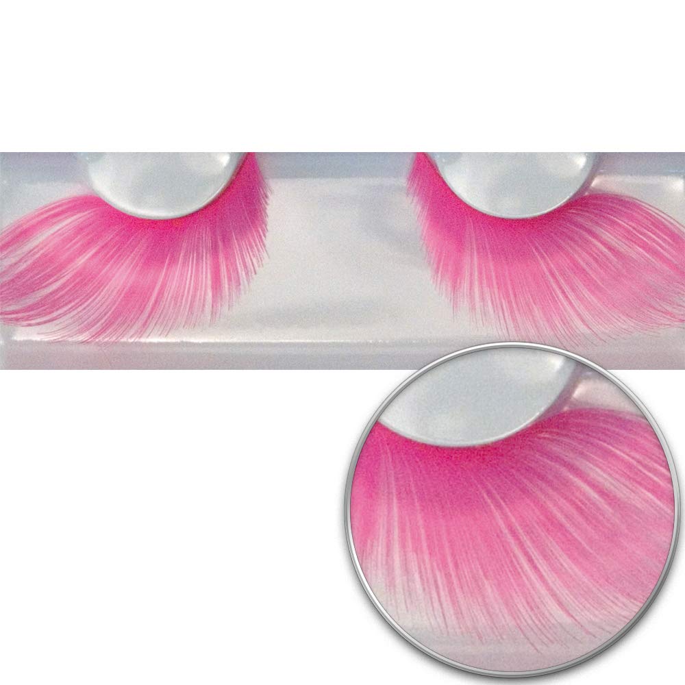 Grimas professionelle Fashionwimpern | Nr. 259 - pink, groß geschwungen | Hochwertige Phantasiewimpern in besonderem Design für Karneval, Theater, Halloween und mehr - Amazon product rated Grade B