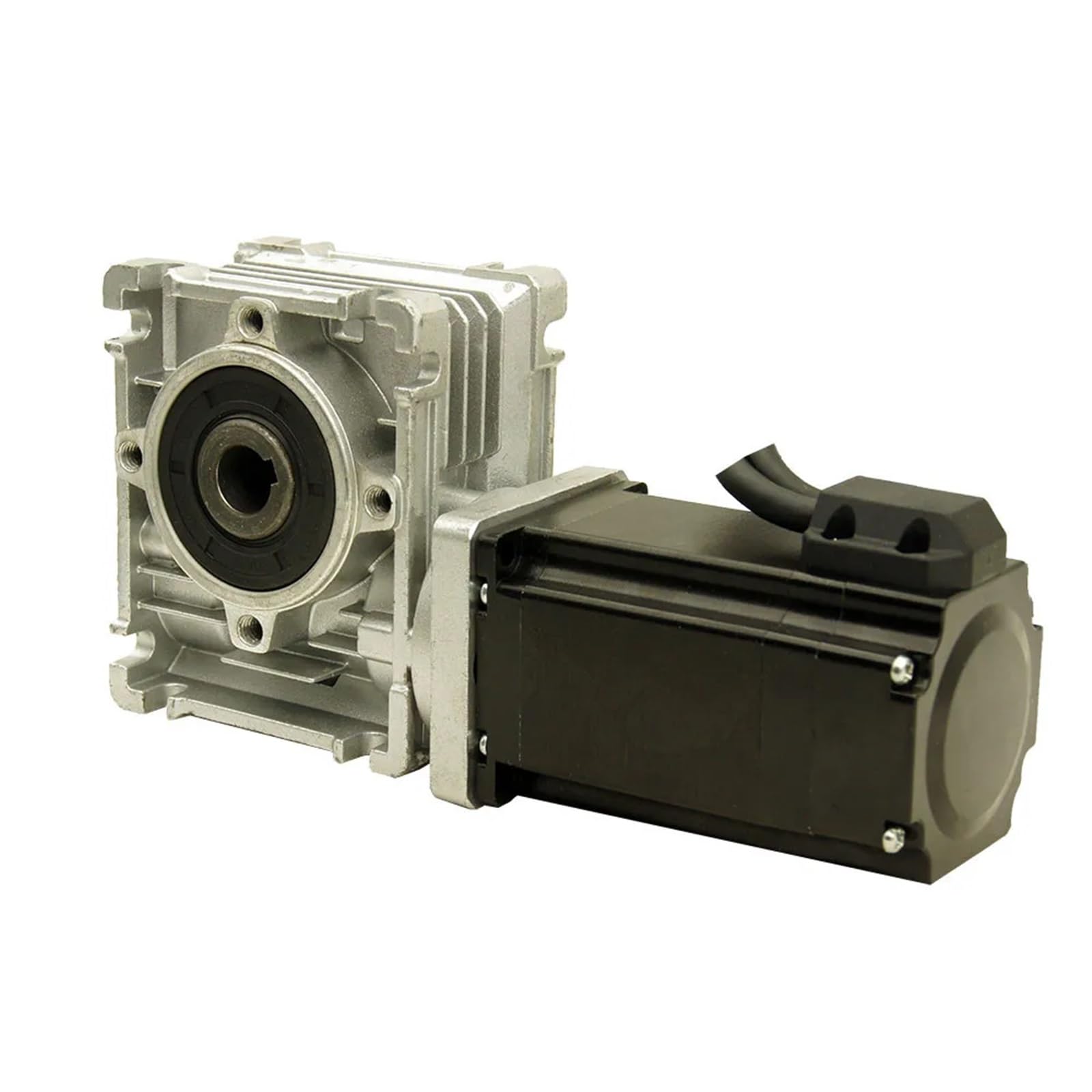 JNURGWLYH NEMA24 Worm Geared 2.1Nm Closed Loop Stepper Motor 5.8A and Driver Kit 60HSEWG65+HSE57 Reducer(Ratio 5 to 1,Without output shaft)