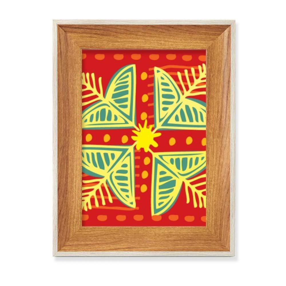 Cadre bois bureau stable affichage peinture totems Mexique