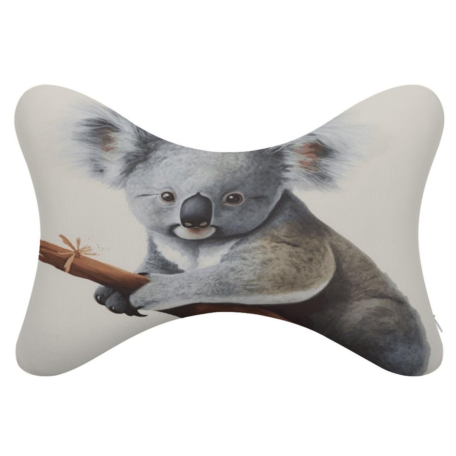 FekiLoot Koala and Butterfly Car Headrest Set of 2,Softness Memory Foam Car Neck Pillow with Breathable Removable Cover Car Neck Support Pillow Ergonomic for Driving, Office