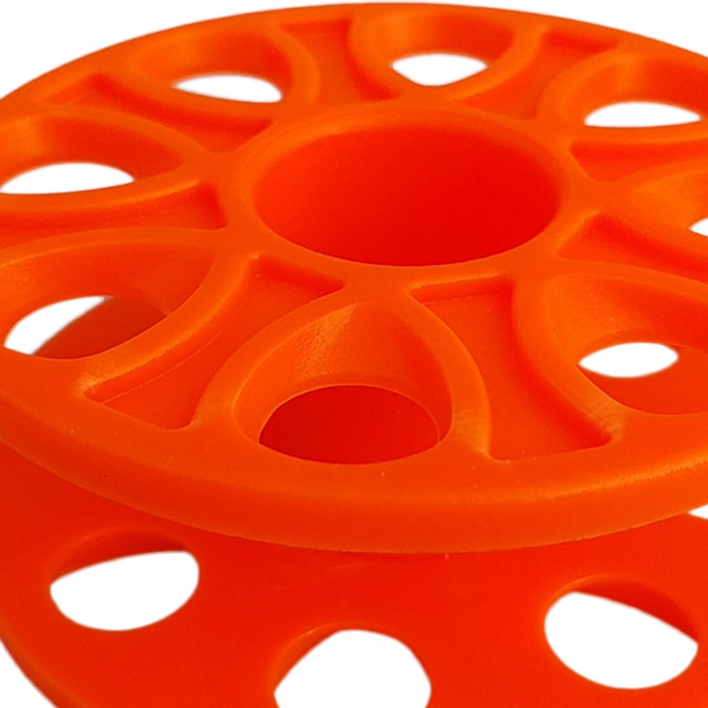 MagiDeal Bobine de Dévidoir Plongée sous-Marine Diving Spool Bobine de Ligne de Plongée en Plastique - Orange, comme Décrit