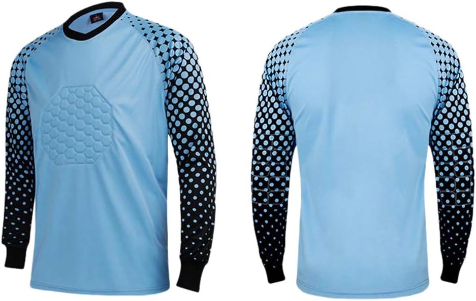 CATERTO Men's Football Goalkeeper Foam Padded Jersey Shirt & Pants/Shorts