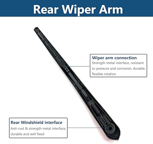 Miniatura 3 de Juego de limpiaparabrisas trasero para Chevy Equinox 2018-2020/GMC Terrain 2018-2020/Chevy Bolt EV 2017-2020 Chevy Blazer 2019-2020/Buick Envision