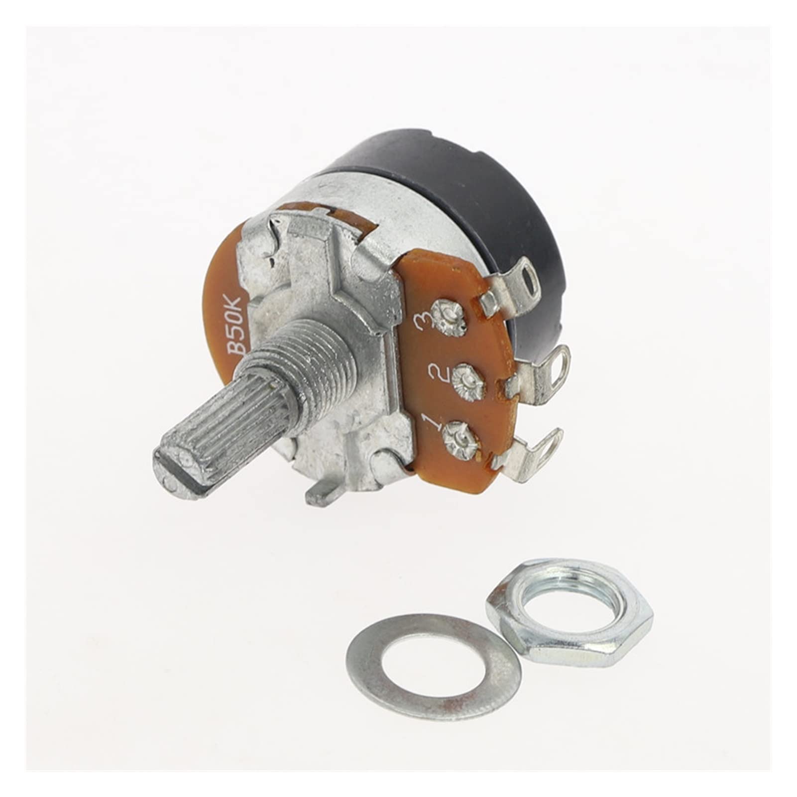 FQJYXWEWL Replacement Parts microswitch 2pcs WH138-1 Potentiometer with Switch dimmer Switch Adjustable Resistance B500K B10K B5K B20K B100K B250K B50K Resistance