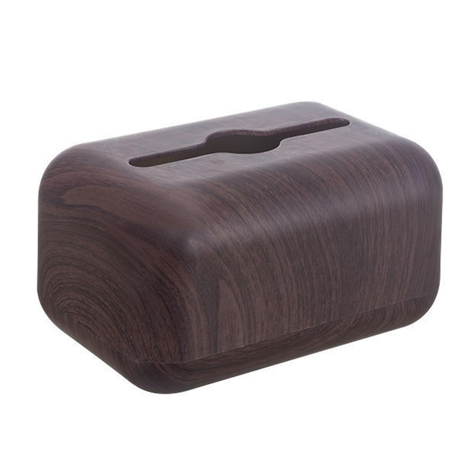 Tissue Dispenser Box Tissue Box Cover Holder Square Modern For Home Restaurant Hotel Apartment Must Haves(Spade Wood Color)