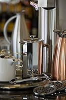 Vista 2 de Service Ideas PDWSB350PS Prensa francesa, 12 caras, doble pared, acero inoxidable, 12 onzas, acabado pulido