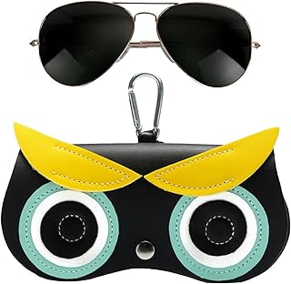 眼鏡ボックス -ポータブルメガネバッグ メガネバッグ サングラスケース 眼鏡ケースの多機能クリップ,レディース・ガールズのバッグ・財布・ペンダントとして使えるファッションアイテム