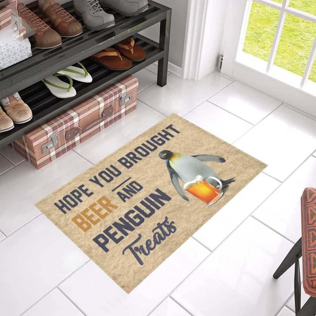Paillasson extérieur entrée humoristique tapis de sol terrasse et jardin message bière
