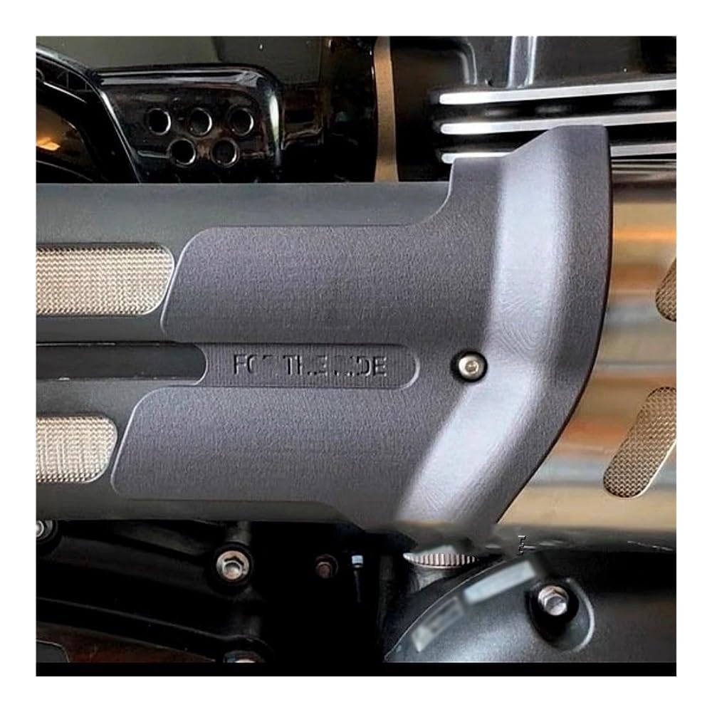 Deflectores Calor Escape para Scrambler 1200 Motocicleta Silenciador De Escape Curvo Tubo Cubierta De Protección Térmica Accesorios De Protección