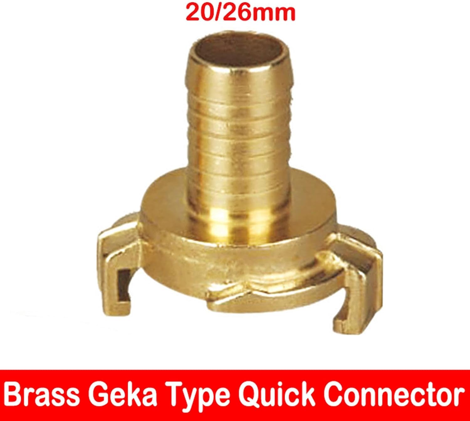 Hose Bibb Anti Siphon Vacuum Breaker, Plumbing Fitting1" Brass Geka Type Quick Connector, Hose Connector for Garden Irrigation Systems, Heavy-Duty Hose Fitting Connector, Male Hose Thread with Rubber