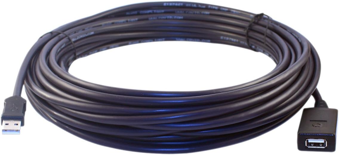 Amazon.com: Cable Central LLC Plenum USB 2.0 High Speed Active ...