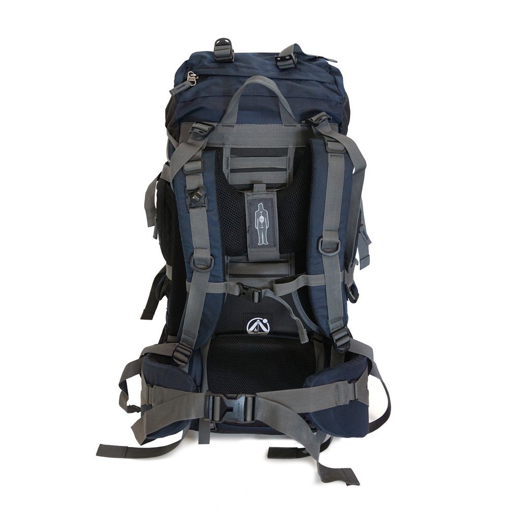 outdoorer Plecak turystyczny 50 l, nadaje się do bagażu podręcznego - Tour Bag 50, niebieski, 50 Lang