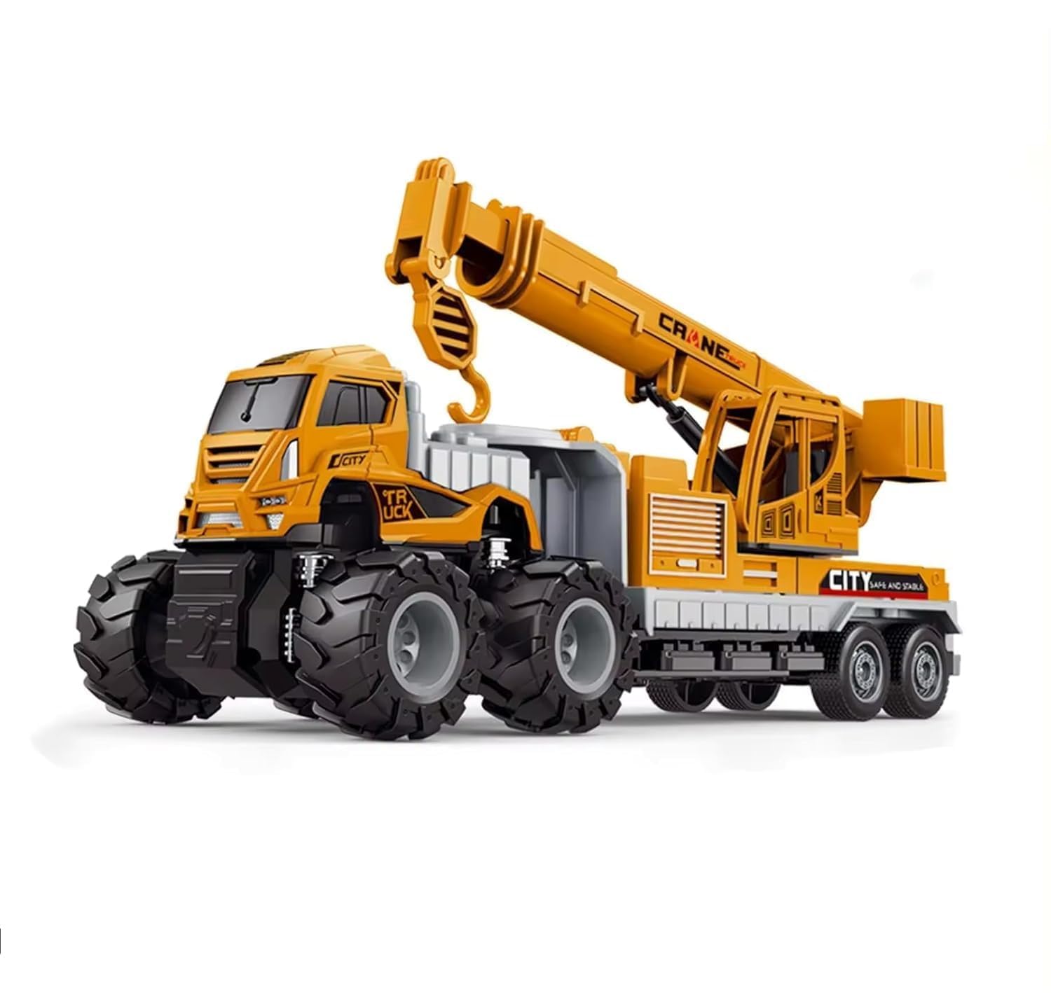 KELLY MILLER 1:43 4WD Diecast Alloy Construction Crane Big Truck Toys with Friction Powered Miniature Car Vehicle Toy for Kids, Boys and Girls(Construction Crane-Yellow Color) (B0D78P8Z4D) Amazon Price History, Amazon Price Tracker