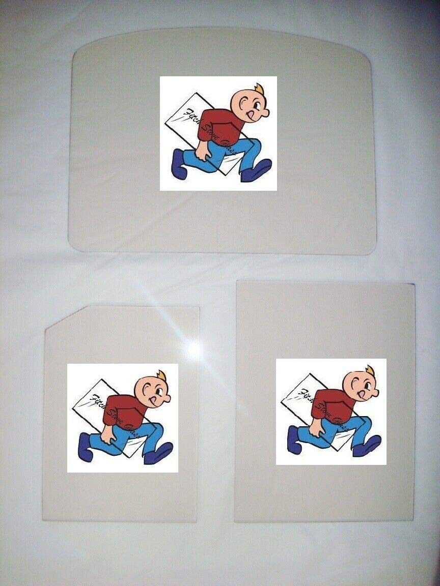 Tiger/Tiger Plus Stove Glass (370mm x 225mm) Plain