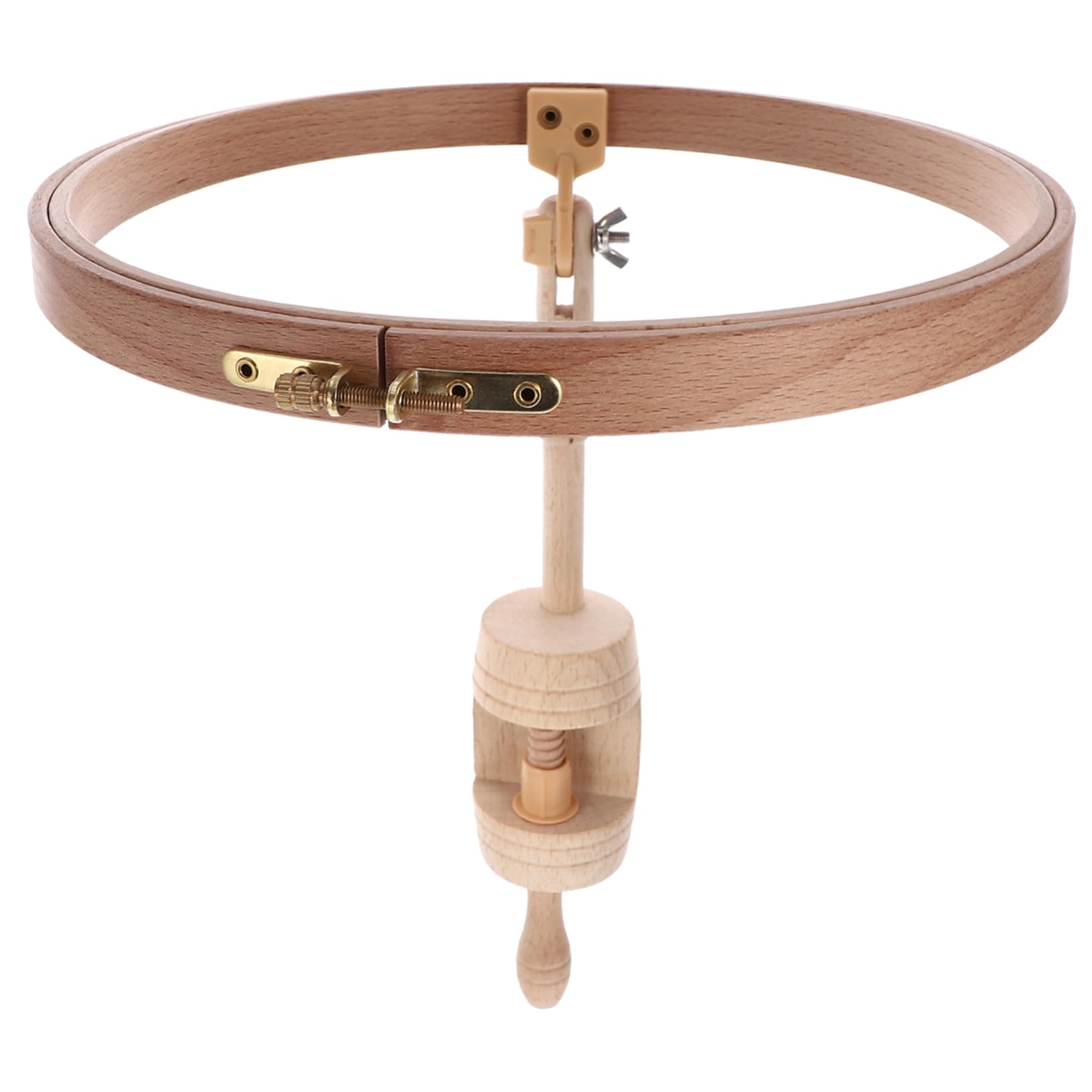 ULDIGI Embroidery Hoop Stand Circle Frame Stand Cross Stitch Holder Embroidery Shelf Easy to Adjust Durable