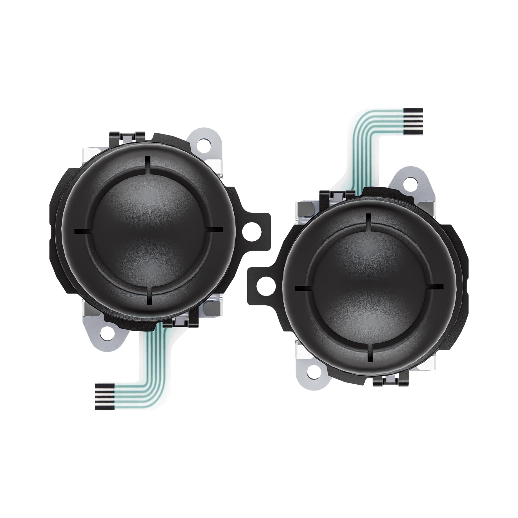 eXtremeRate Replacement 3D Joystick for Nintendo Switch 2 JoyCon, Controller Left Right Analog Stick Thumbsticks with Repair Tools for JoyCon 2, Multi-Colors - Black - 4