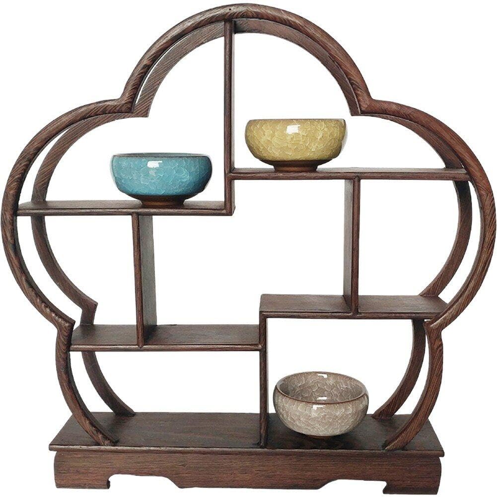 Ornement artisanat et support mural en bois pour théière chinoise