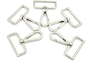 15 Pcs Metal Swivel Lobster Clasp Claw Push Gate Snap Hooks for...
