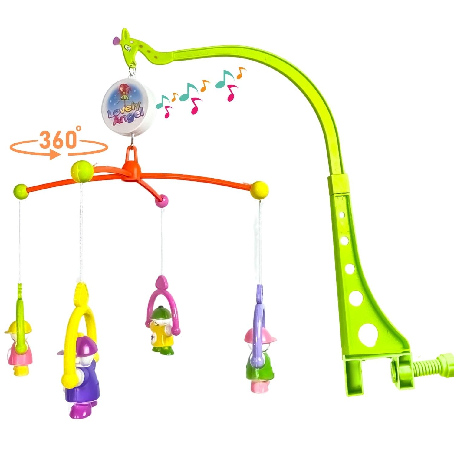 MM TOYS Musical Rotating Rattles - Newborn to 12 Months Baby Cot/Crib Mobile with Soothing Music, Colorful Hanging Toys | Best Developmental Toy for Infants | Perfect Gift for 0-12 Month Old Babies | (B0CXQ69N8S) Amazon Price History, Amazon Price Tracker