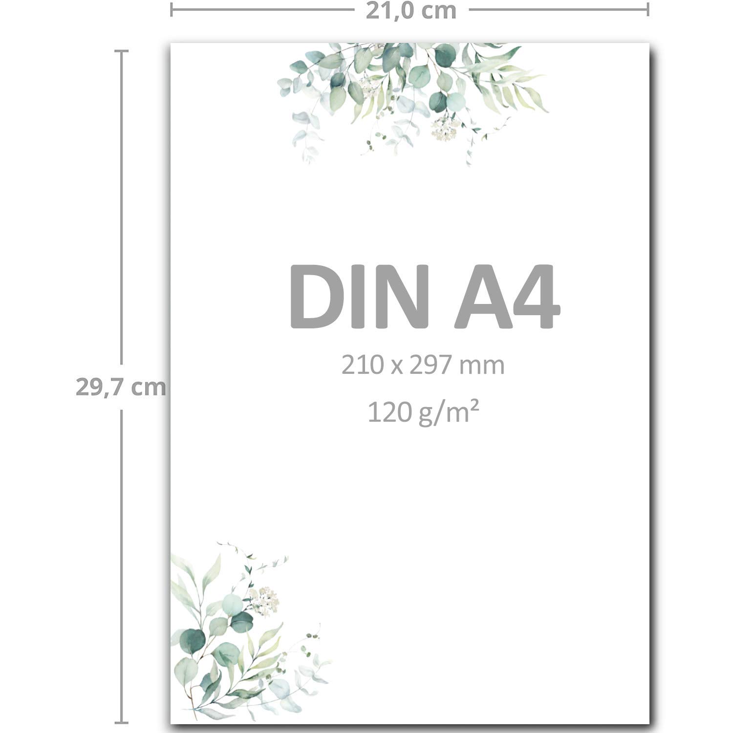 Romantische trouwkaart natuurpapier met droogbloemen - Trouwen