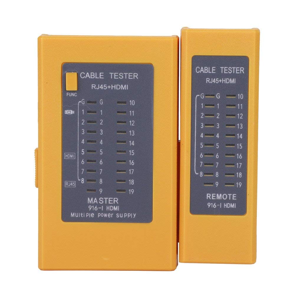 Testeur de câble HDMI, testeur de câble numérique Haute définition HDMI Tracker Portable de testeur de câble RJ45