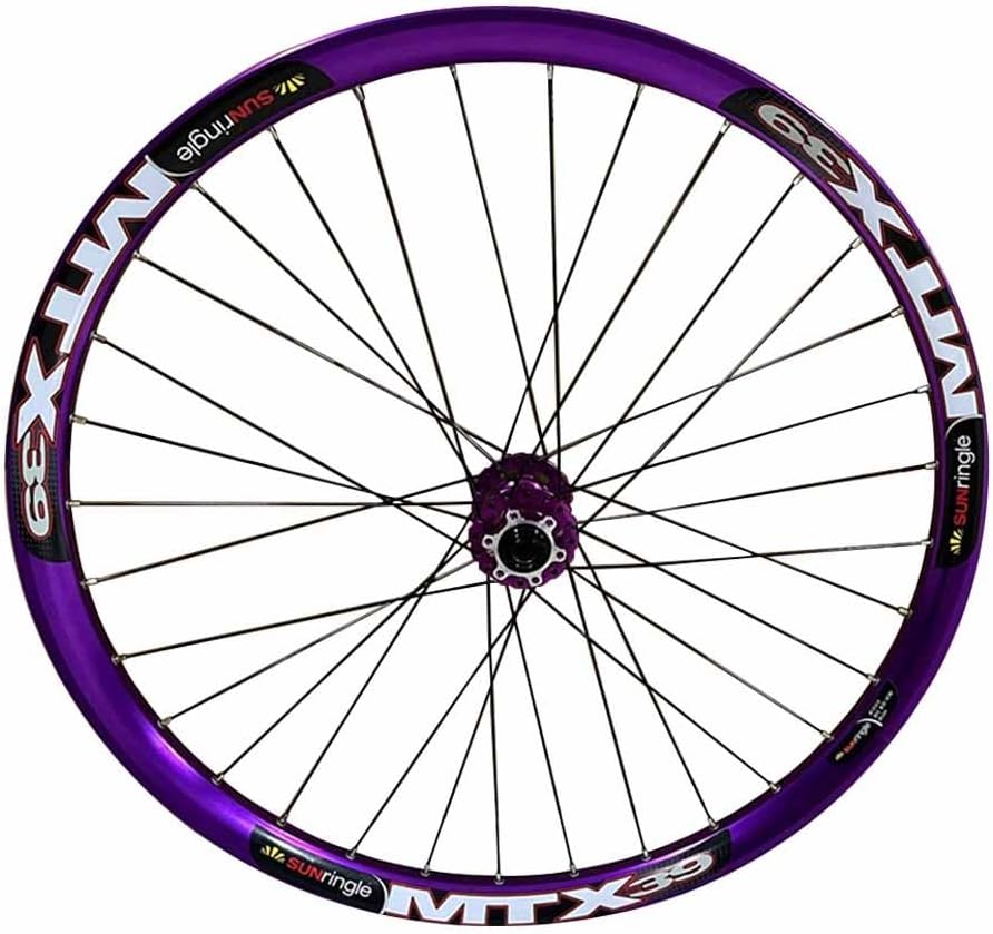 Thru Axle Boost 20 * 110mm Front Wheels 26 27.5 29inch Mountain Bike Wheelset Aluminium Alloy Rims Outer Width 39mm 6 Bolts Disc Brake, for 1.95-2.8'' Tires(26inch)