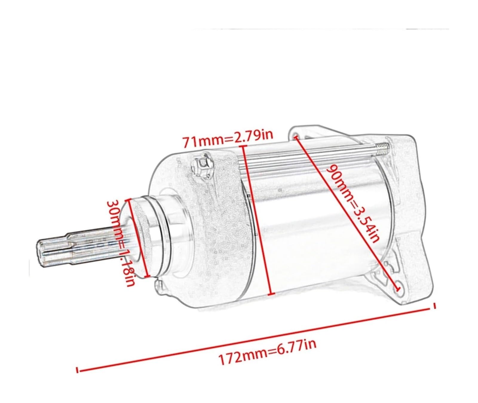 Motor Arranque Motocicleta para TRX420 para TRX500 para Rancher para FourTrax para Foreman para SXS500 2007-2019 Motor De Arranque De Motocicleta