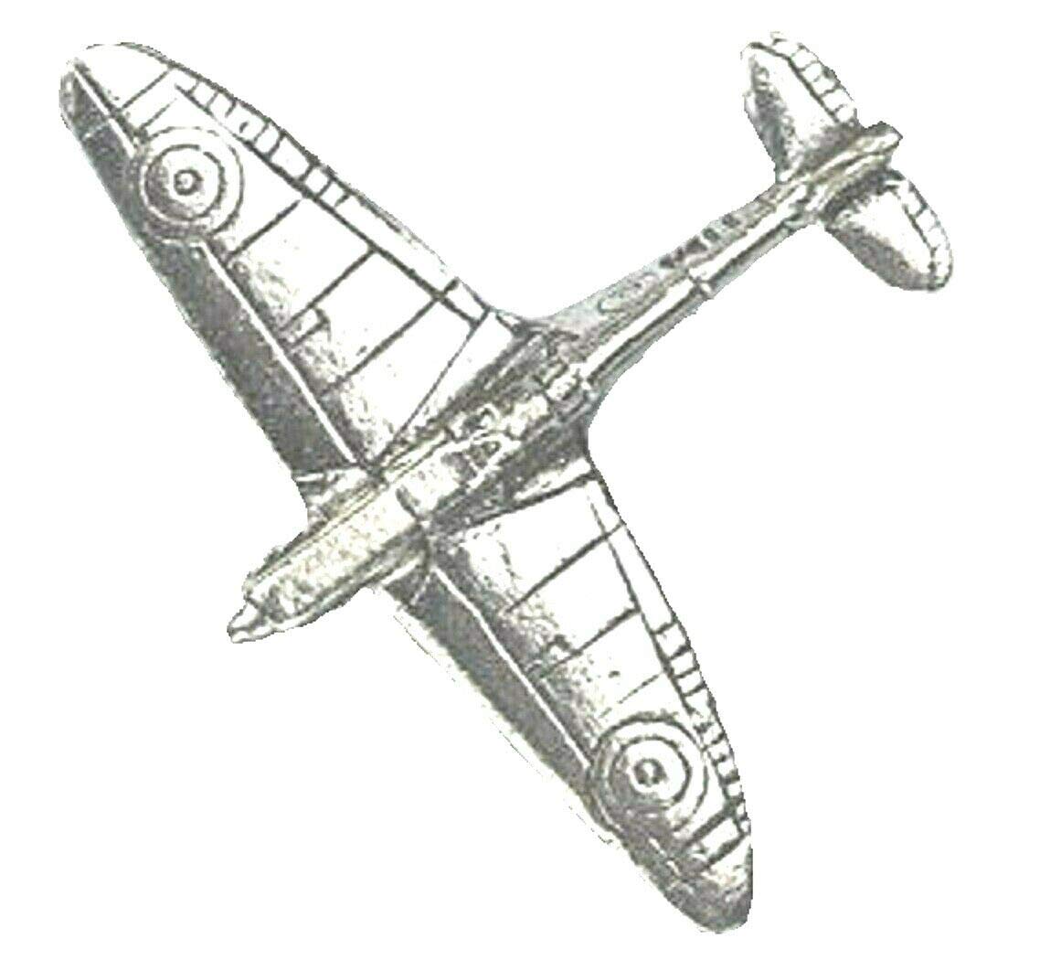 Westair Reproductions Ltd Silver Spitfire Fridge Magnet Ww2 Raf Fighter Plane World War Ii Aviation Pilot Gift