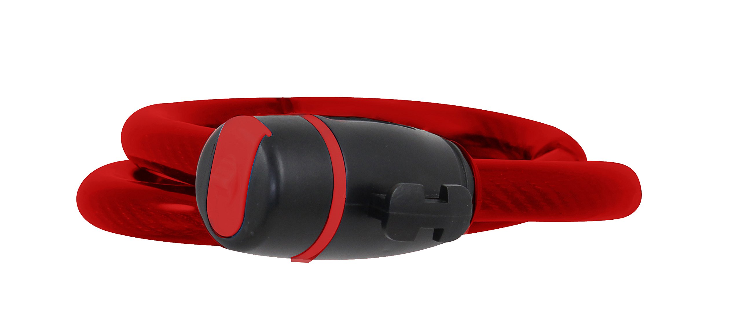 Dekton 15MM x 900MM Bike Lock, Black/Red, 900 mm - Image 2