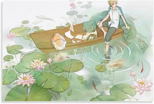 Amazon Co Jp 夏目の友人帳 ニャンコ先生 夏目貴志 ポスター 装飾画 アートパネル かわいい 壁掛け インテリア の装飾 アニメ キャンバス 絵画 スタイリッシュでモダン 油絵 人気 アートポスターモダン 壁の絵 部屋装飾 アートボード モダン インテリア絵画 アート