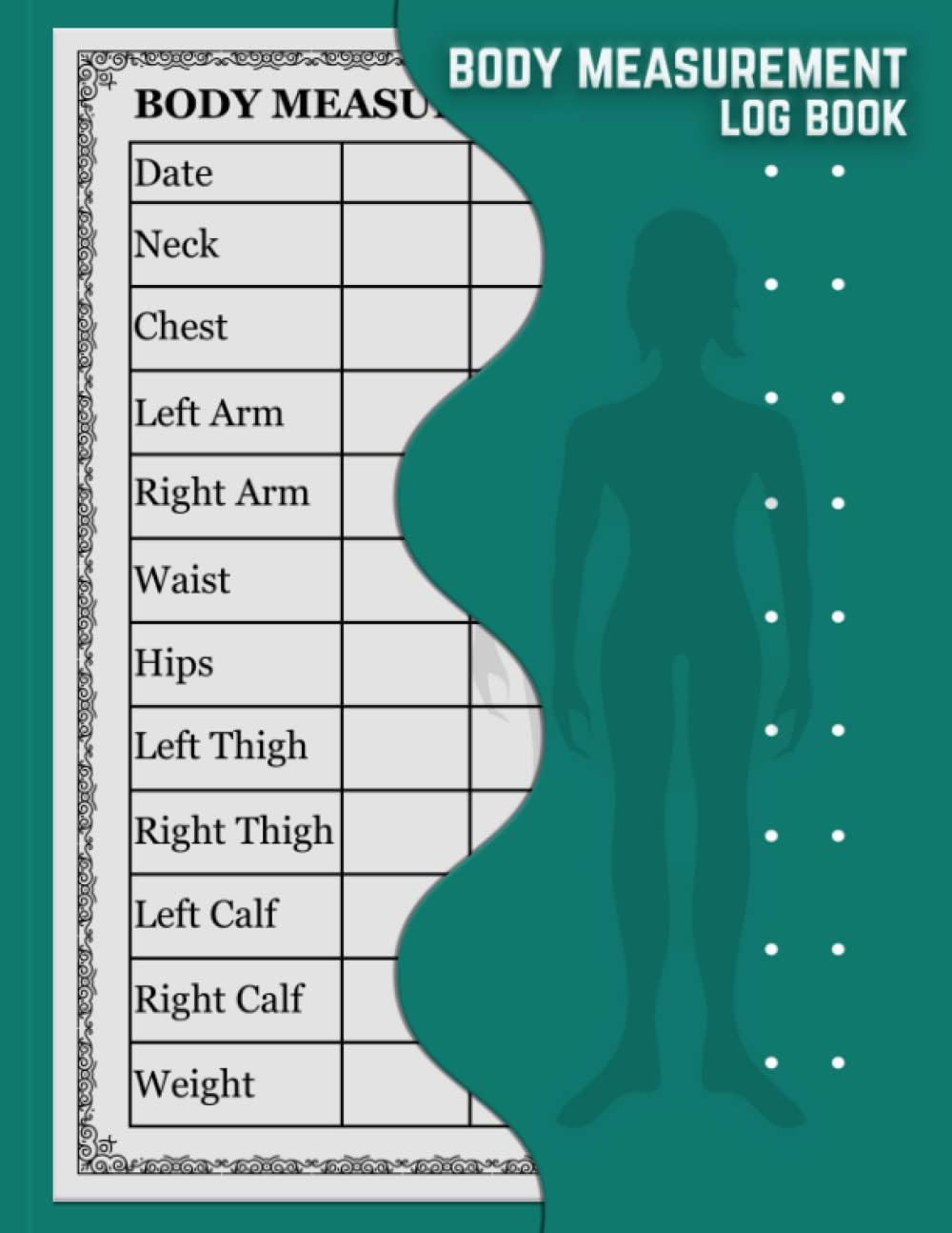 Body Measurement Tracker: Body Measurement Tracker Log Book to Keep Record Weight Body, Shape and Body Size. Paperback โ 2 Jan. 2023