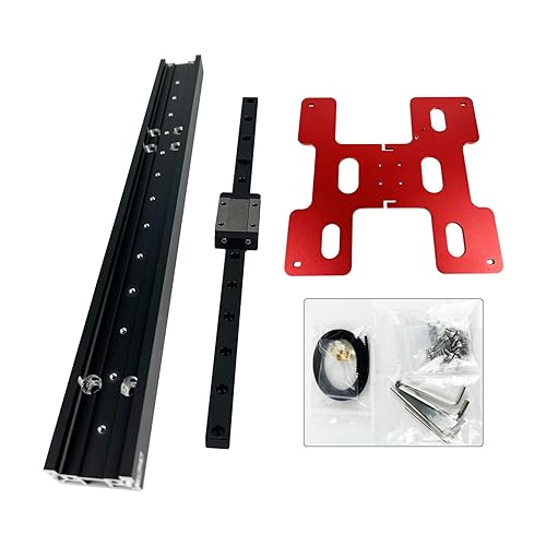 El kit de guía de riel lineal MGN12H del eje Y 3.0 para impresoras 3D Ender 3 S1 y S1 Pro incluye placa de soporte de cama calentada y accesorios