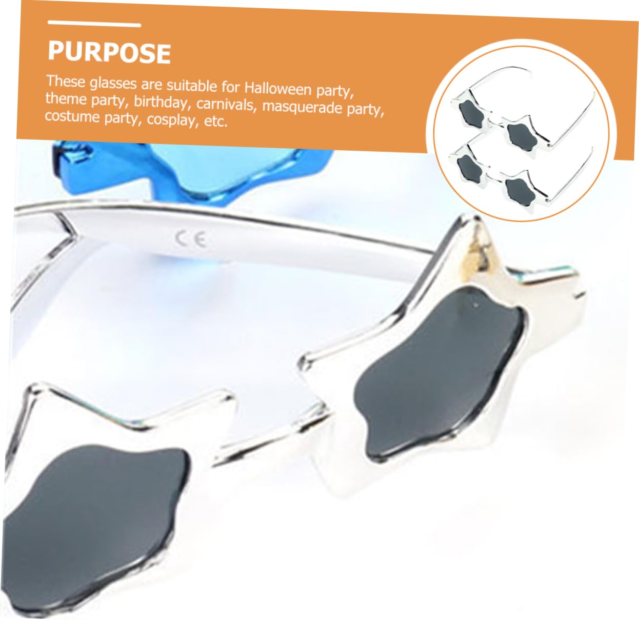 VALICLUD Lentes gafas de niño feliz año nuevo anteojos disfrace gafas divertidas gafas de sol de hombre gafas de sol para hombre gafas en forma de estrella gafas de sol estrella
