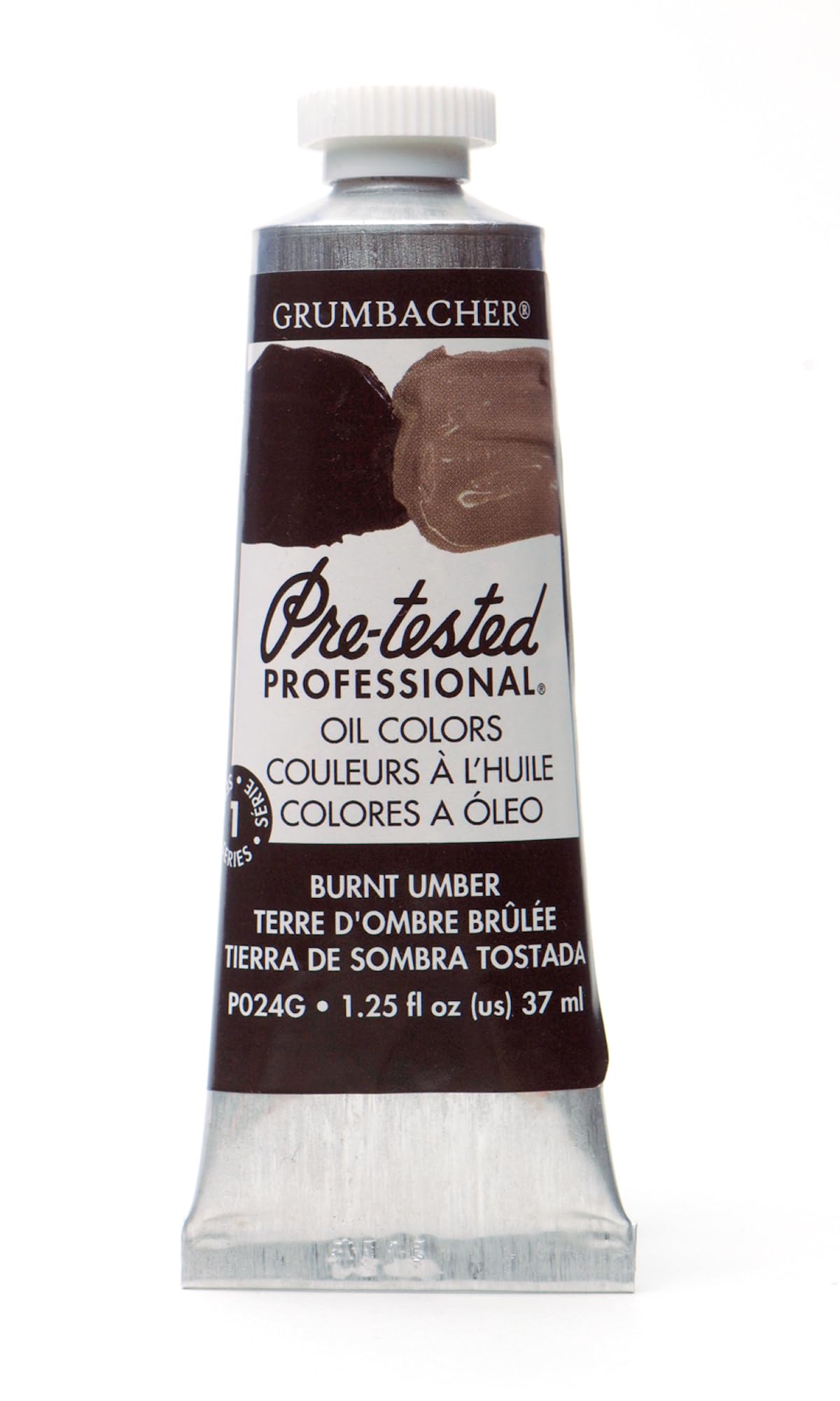 Huile Terre d'ombre brûlée Alvin & Co GBP024GB tube 37ml