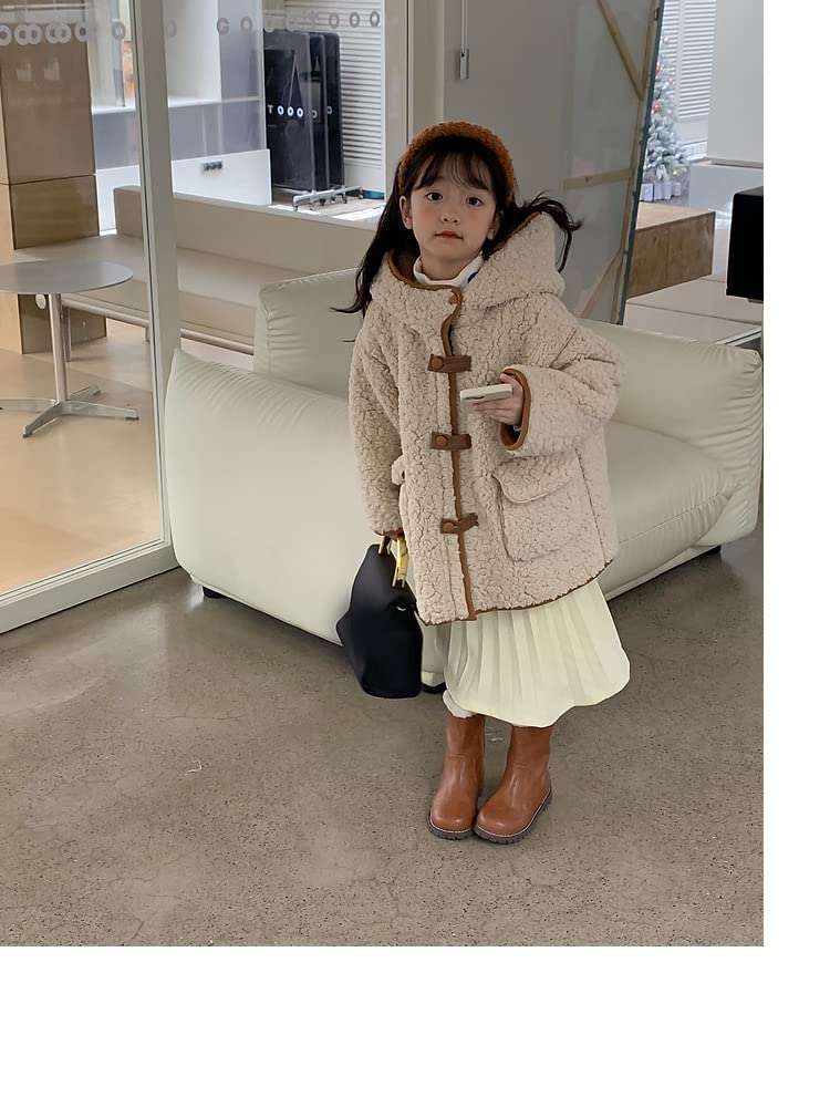 Girls' super thick coat winter cardigan children's heat preservation2