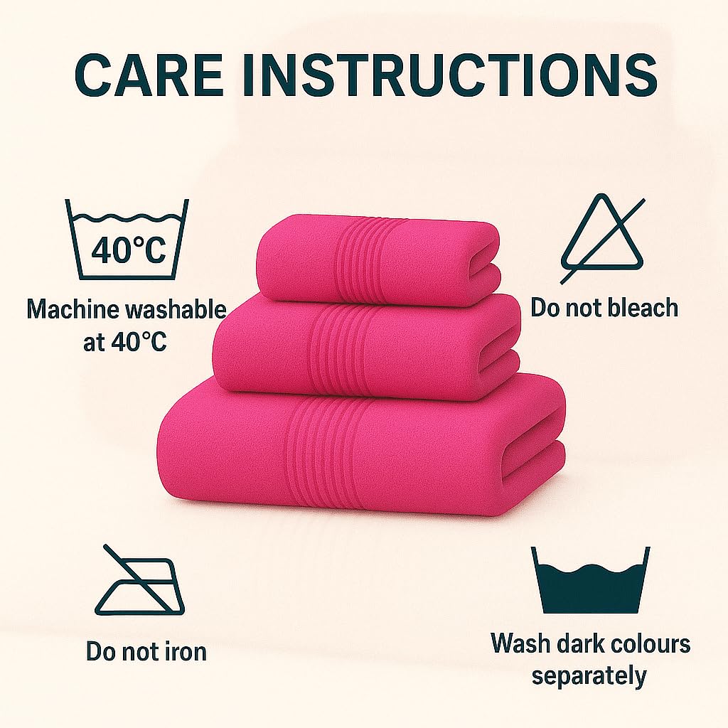 Diamond Tex Premium Extra Large Bath Sheet jumbo towels (90x150 cm-600 GSM) 100% Egyptian Cotton towels bath sheet - Image 6