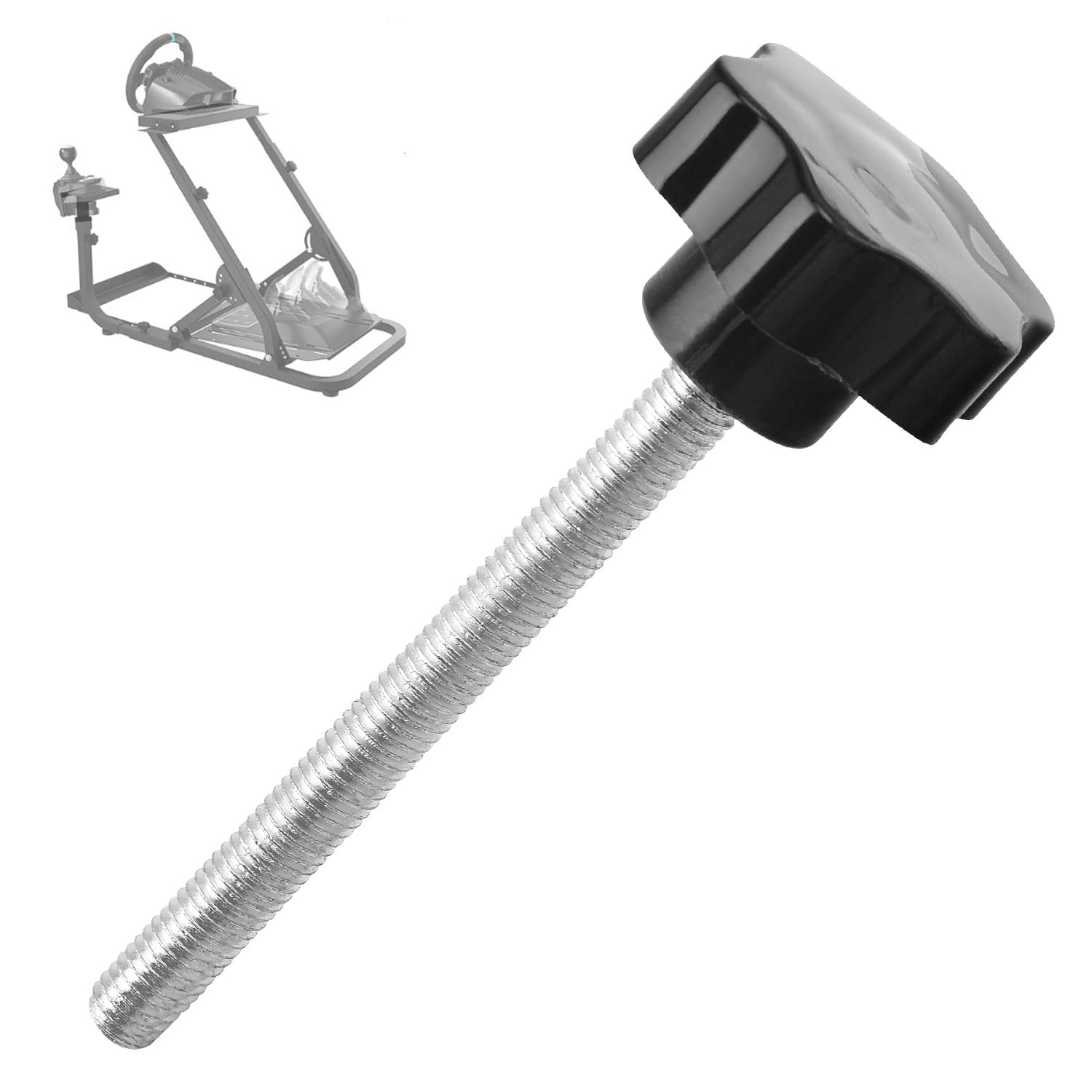 KitchenKipper 100MM Clamp Screw Bolt for Thrustmaster Fixation