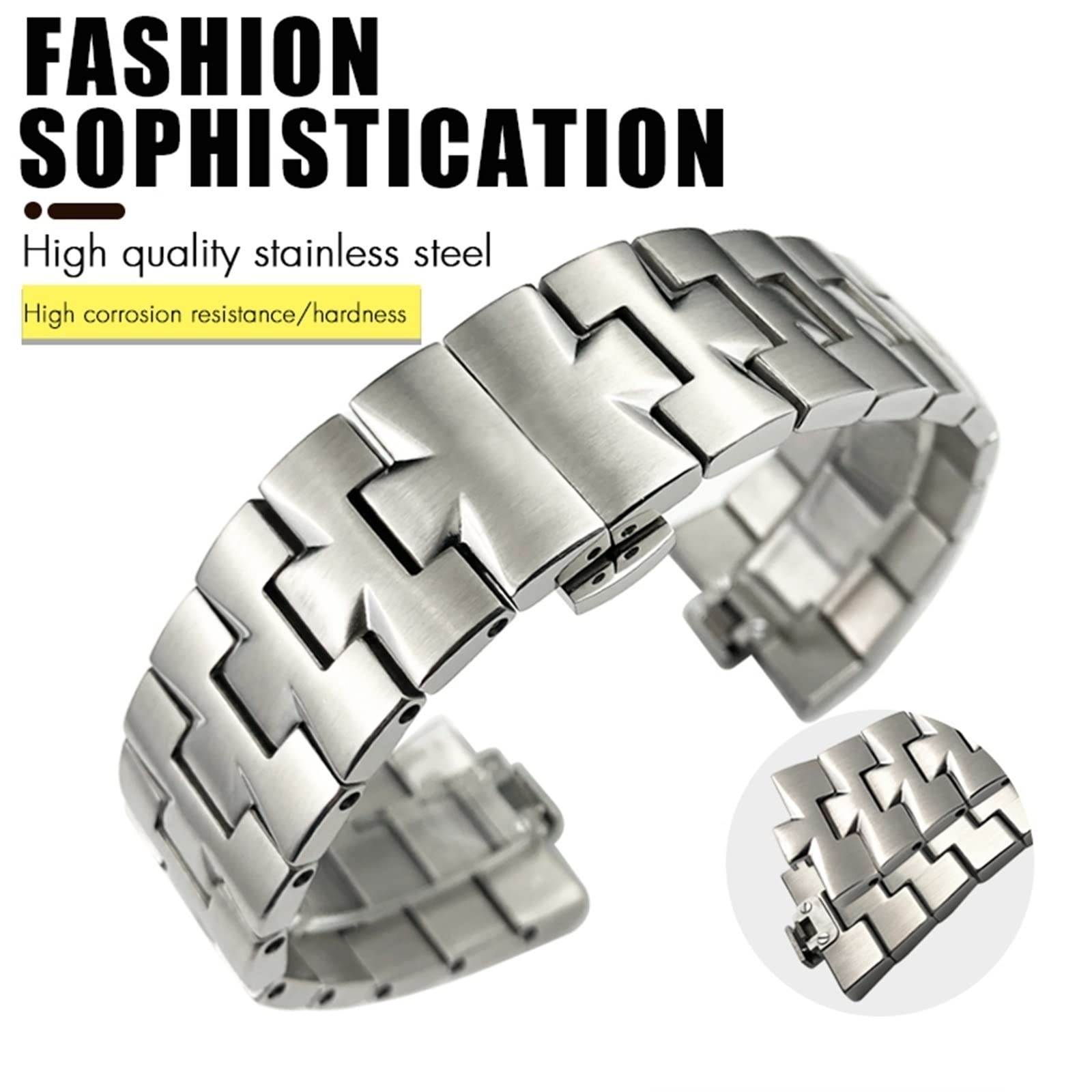 24 mm 7 mm 8 mm Conexión de liberación rápida Pulsera de acero inoxidable Correa de reloj Para VACHERON CONSTANTIN Correa Correas de reloj