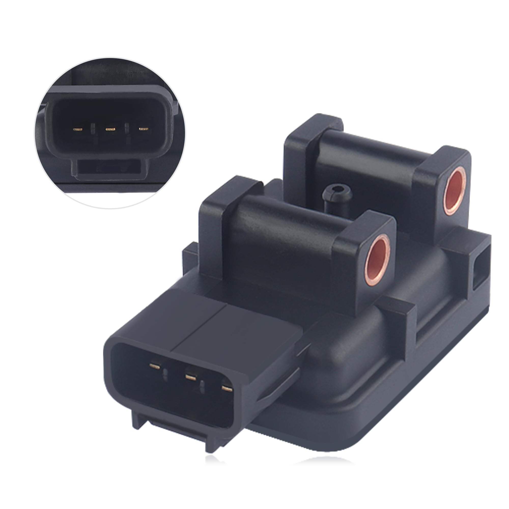 carleef Car MAP Sensor,Standard 3 Pin Manifold Absolute Pressure Sensor Car Accessories Compatible with Dodge Jeep Grand Cherokee Wrangler,Automotive Replacement Map Sensors OEM#EC1688 GEGT7610-133
