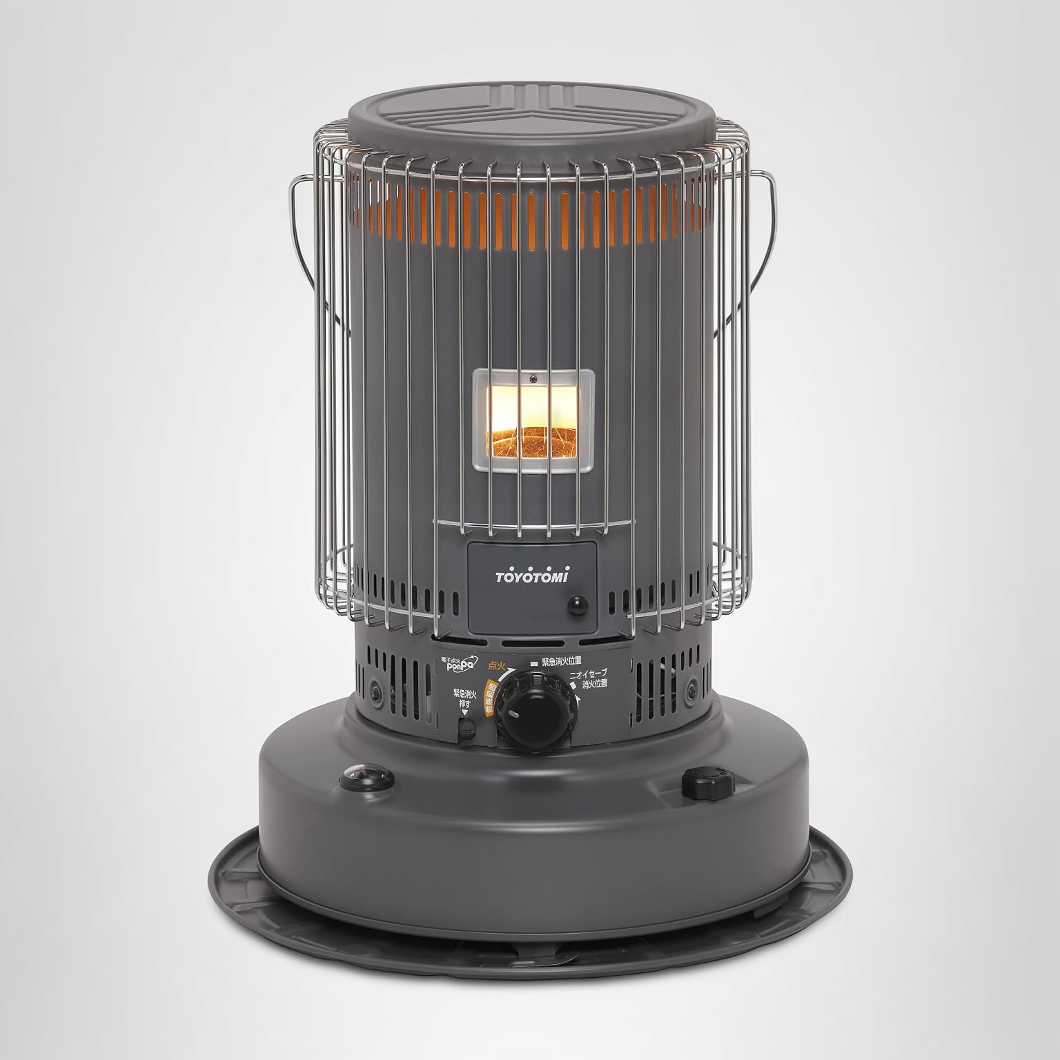 Amazon | 【トヨトミ】 対流形 石油ストーブ KS-67H(H) グレー 日本製