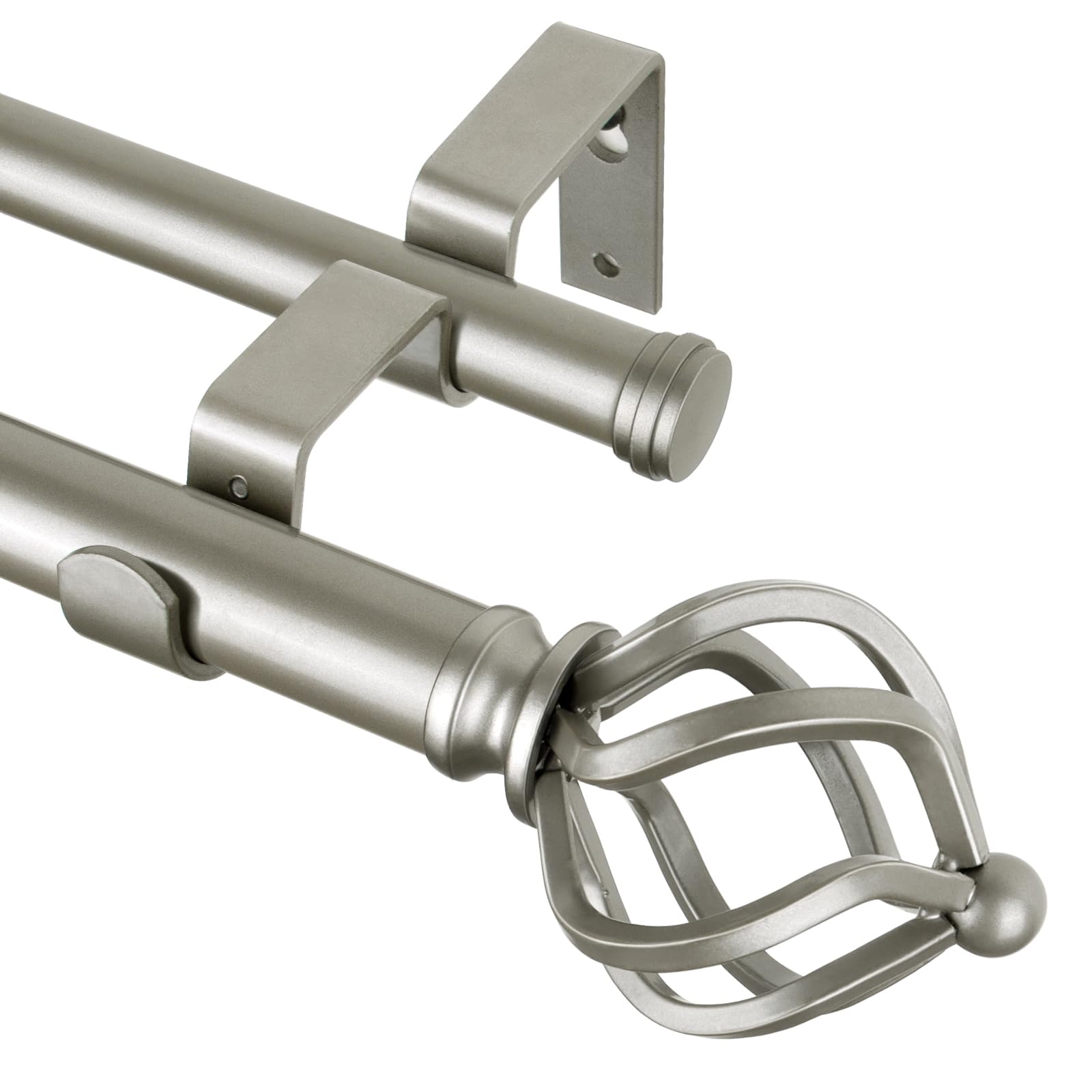 KAMANINA Double Curtain Rod