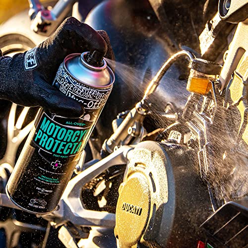 Muc-Off Clean, Protect & Lube Kit - Essentials To Clean, Protect And Lube Your Motorbike - Includes Motorcycle Cleaner, Motorcycle Protectant And Lube