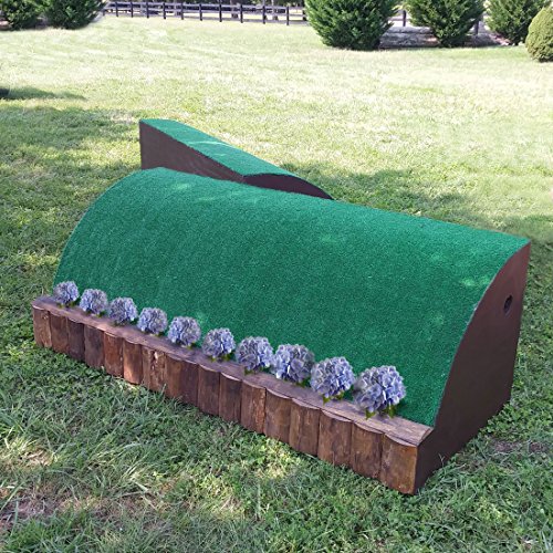 Flower Ledge Roll Top Horse Jumps Set/2 24in x10ft #412