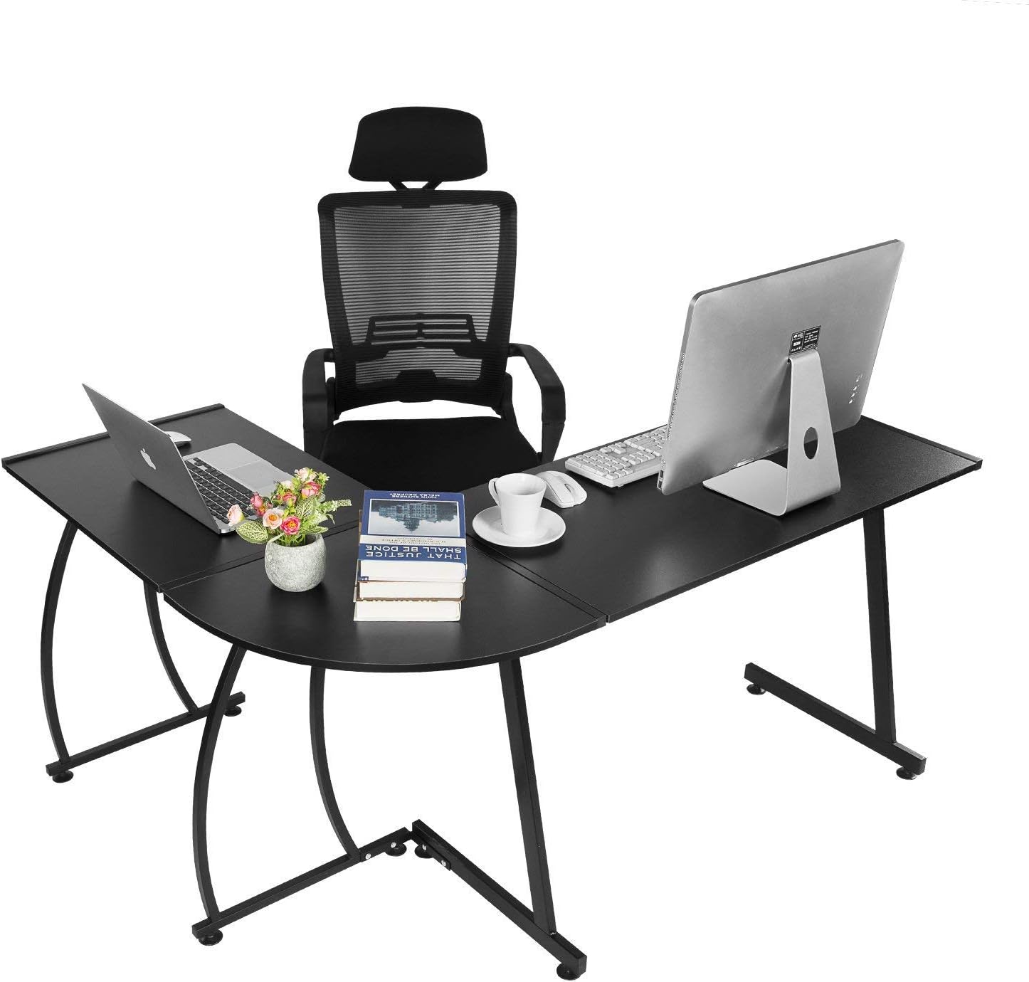 GreenForest LShape Corner Computer Office Desk PC Laptop Table