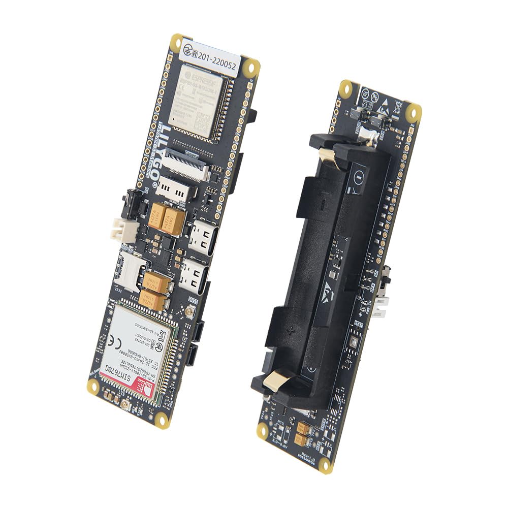 LILYGO T-SIM7670G-S3 ESP32-S3 4G-LTE Mobilfunk IoT Geräte für energiesparende Fernkommunikation mit GPS TTGO Entwicklungsboard (T-SIM7670G-S3-Standard)
